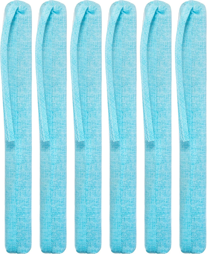 Brandsseller Sitzkissen ca. 40x40 cm mit Klettverschluss Stuhlauflage Sitzauflage 4 Kordelbändern fü