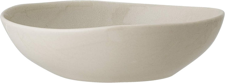 Bloomingville Suppenteller Bea, natur, Keramik, 21 centimeters, Creme
