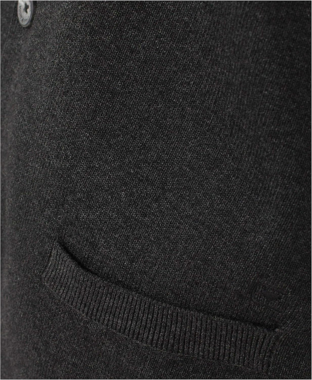 CASAMODA Herren Strickweste unifarben Zwei Einschubtaschen 4XL Grau (Anthrazit 782), 4XL Grau (Anthr