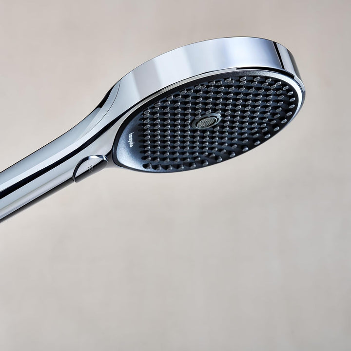 hansgrohe Rainfinity - wassersparender Duschkopf max. 6 l/min (EcoSmart+), Handbrause mit 3 Strahlar