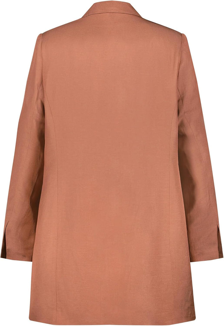 Samoon Damen Blazer 42 Grosse Grössen Rustic Oak, 42 Grosse Grössen Rustic Oak