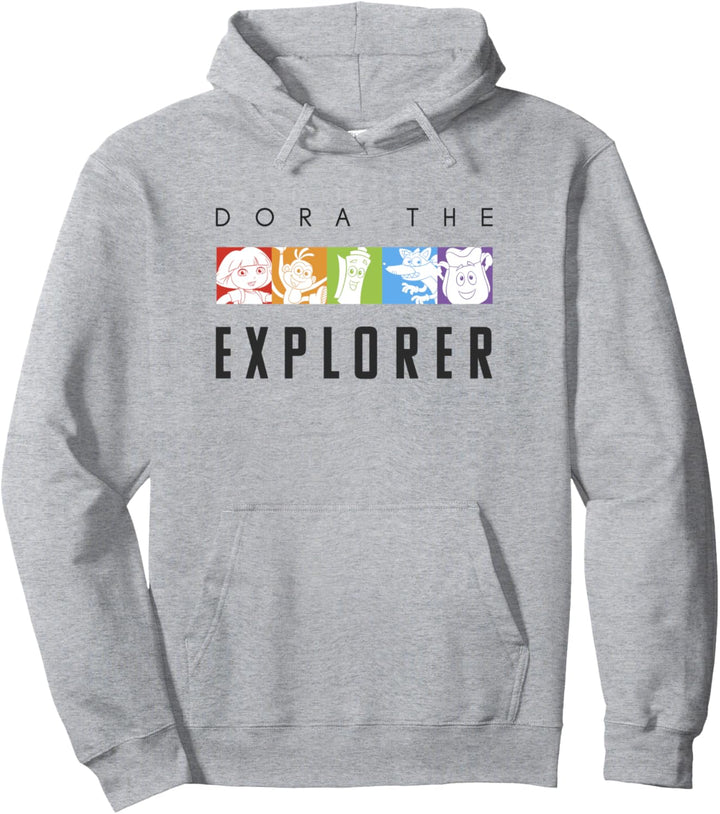 Dora the Explorer Rainbow Boxes Pullover Hoodie