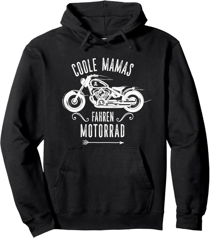 Motorrad Mama Coole Mamas Fahren Motorrad für Damen Pullover Hoodie