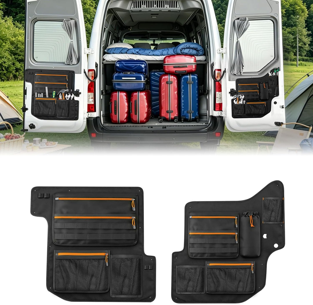 2PCS Scheunentür Lagerorganisator für Renault Master Opel Movano 2010-2021 | Stauraumsparer Scheunen