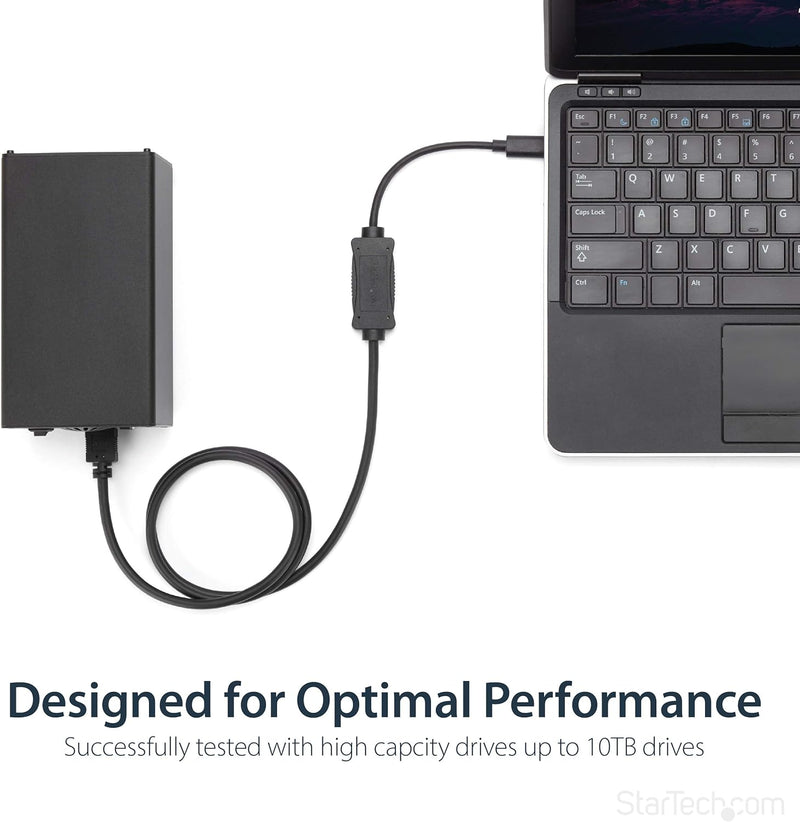 StarTech.com USB-C auf eSATA Kabel - Für externe Speichergeräte mit HDD / SDD / ODD - USB 3.0 zu eSA