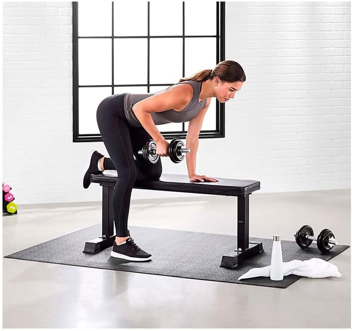 Bodenschutzmatte Bodenschutzmatte schwarz - für Laufbänder, Crosstrainer, Heimtrainer etc. 100 x 70c