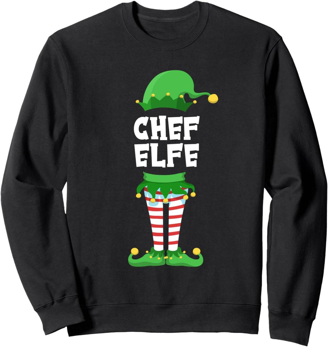 Chef Elfe Partnerlook Familien Outfit Weihnachten Sweatshirt