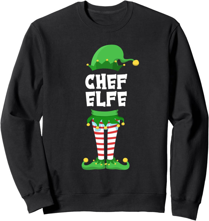 Chef Elfe Partnerlook Familien Outfit Weihnachten Sweatshirt