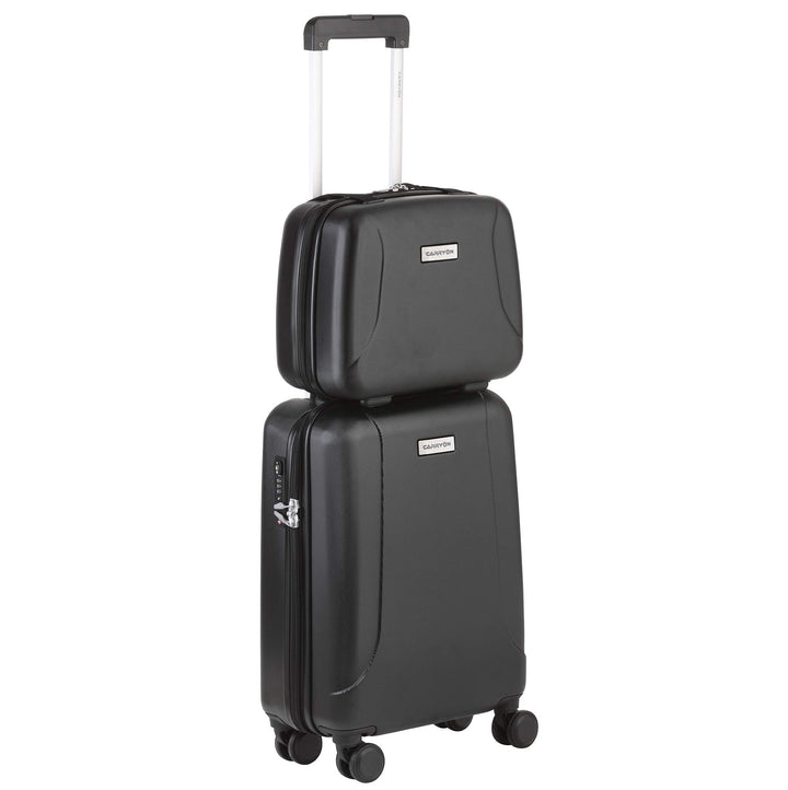 CarryOn Skyhopper Hartschalen Kosmetikkoffer mit handgepackkoffer 55cm, Beauty case mit Spiegel - Sc