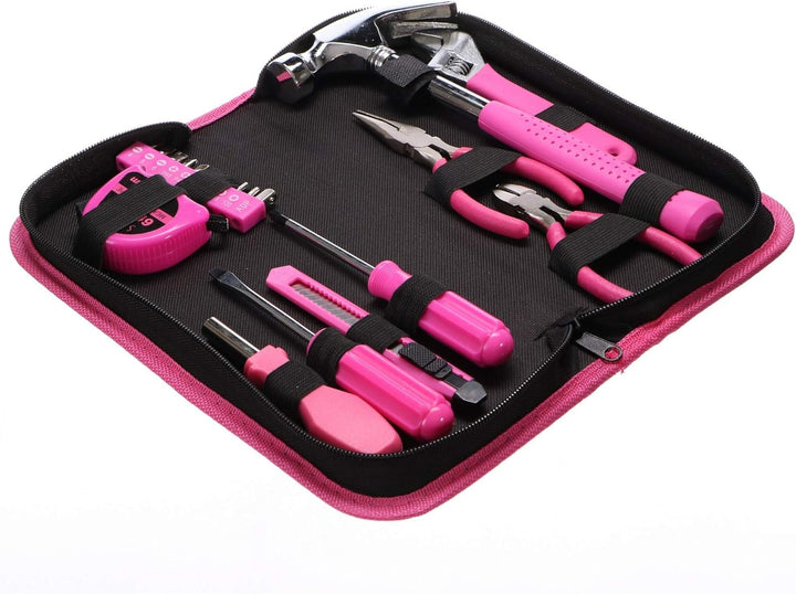 SIXTOL HOME PINK 20 Werkzeugset in einer Tasche | Für den Heimgebrauch | praktischen Werkzeug-Tasche