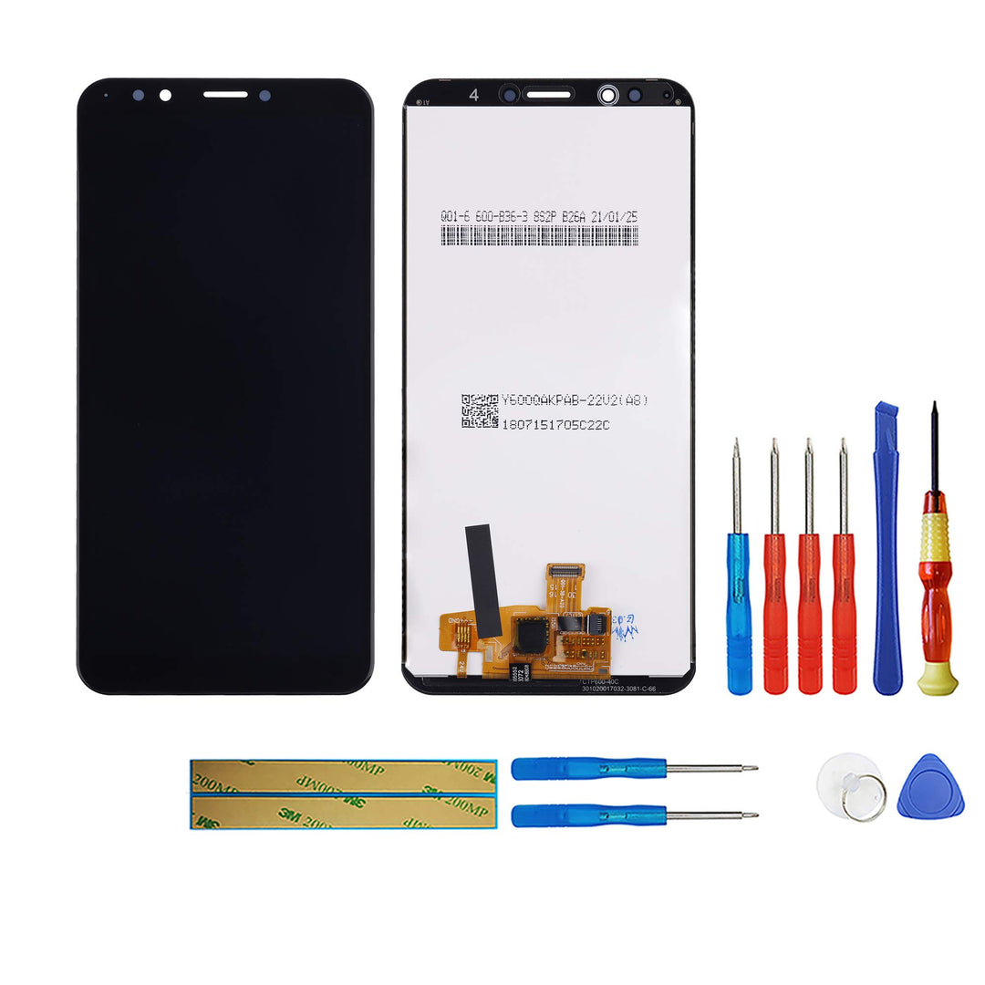 swark LCD Display Kompatibel mit Honor 7C LND-AL30, LND-AL40 (Schwarz Ohne Rahmen) Touchscreen + Too