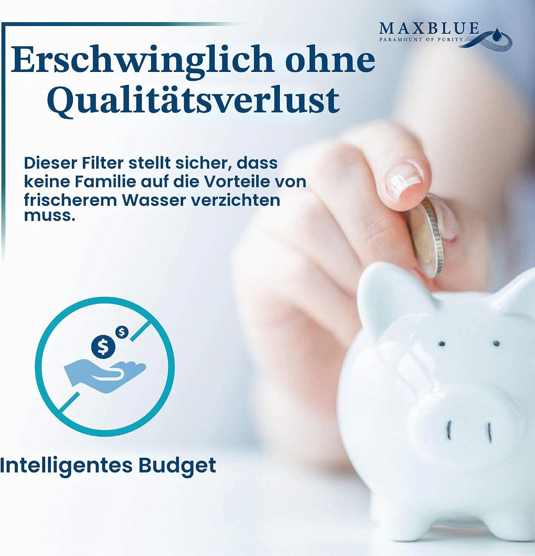 Maxblue 4er Wasserfilter, Ersatz für Brita® Intenza+, Saeco® CA6702/00, NICHT für AquaClean®, PFAS,