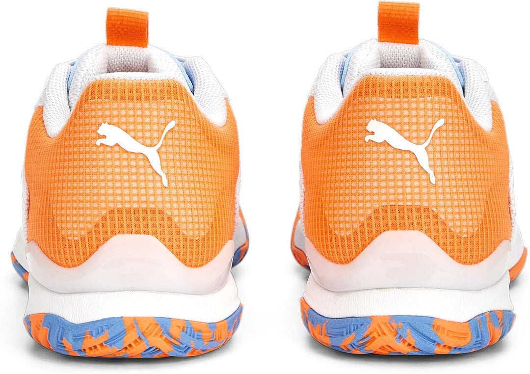 Puma Handball Freizeitschuhe 39 EU Puma White Ultra Orange Team Light Blue, 39 EU Puma White Ultra O