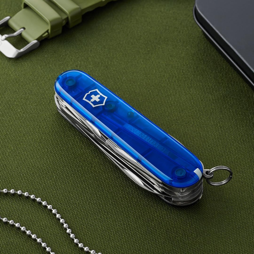 Victorinox Schweizer Taschenmesser Huntsman, Multitool, Swiss Army Knife mit 15 Funktionen, Klinge,