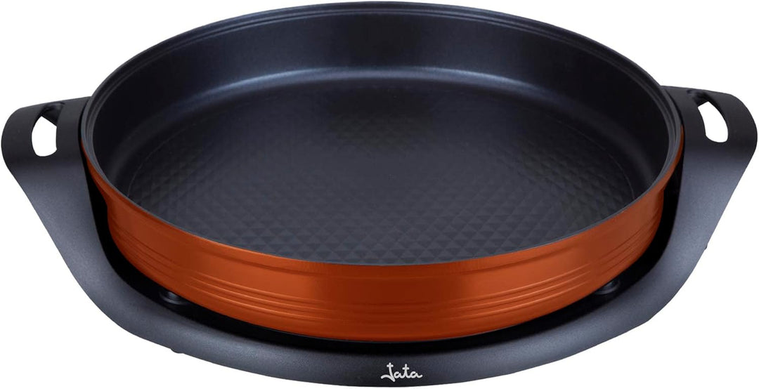 Jata JEPE1639 Elektrische Paella-Pfanne, antihaftbeschichtet, Durchmesser 38 cm, Tiefe 5 cm, gleichm