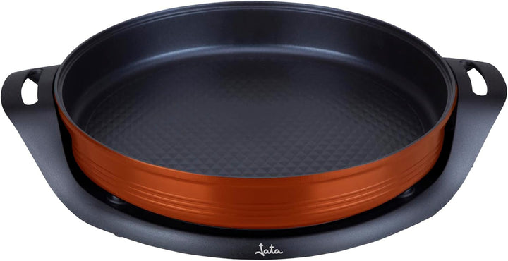 Jata JEPE1639 Elektrische Paella-Pfanne, antihaftbeschichtet, Durchmesser 38 cm, Tiefe 5 cm, gleichm