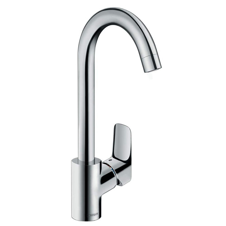 hansgrohe Logis Einhebel-Küchenarmatur, Komfort-Höhe 260mm, Chrom Chrom Auslaufhöhe 260mm mit Schwen