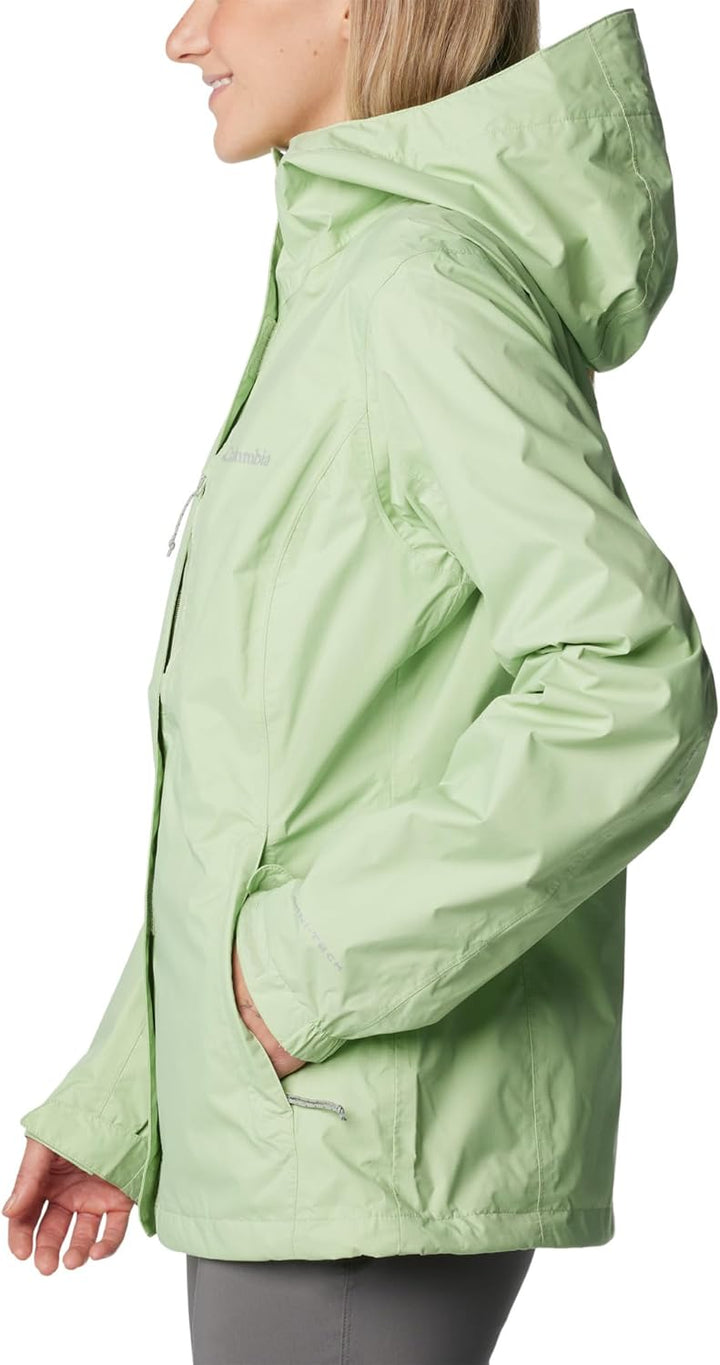 Columbia Damen Pouring Adventure 2 Jacket Wasserdicht Regenjacke (1er Pack) XS Sage Leaf, XS Sage Le