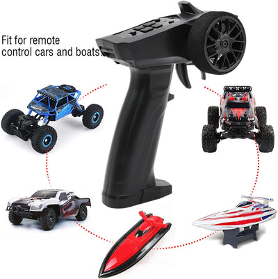 2,4 GHz 3CH Funksender 3 Kanäle Fernbedienung mit Empfänger Racing 91803G-VT für RC Car Boat