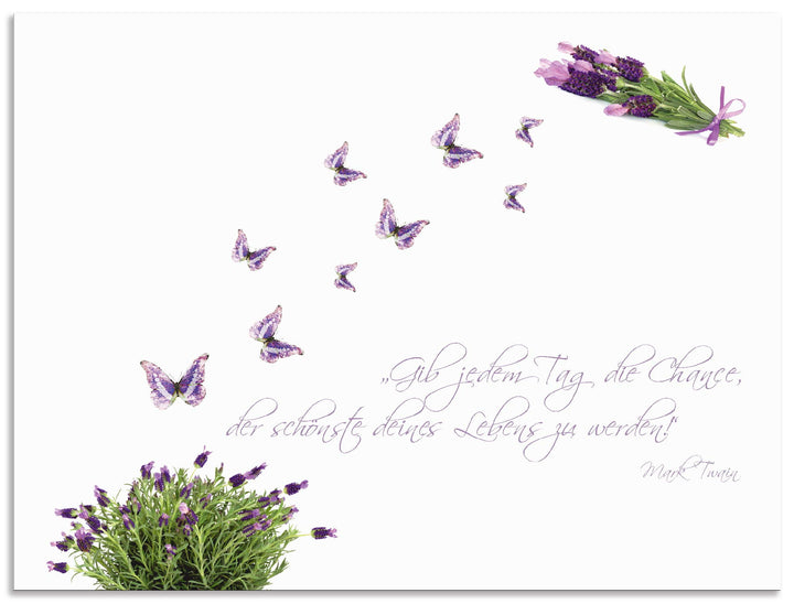 ARTland Spritzschutz Küche aus Alu für Herd Spüle 80x60 cm (BxH) Küchenrückwand mit Motiv Spruch Sch