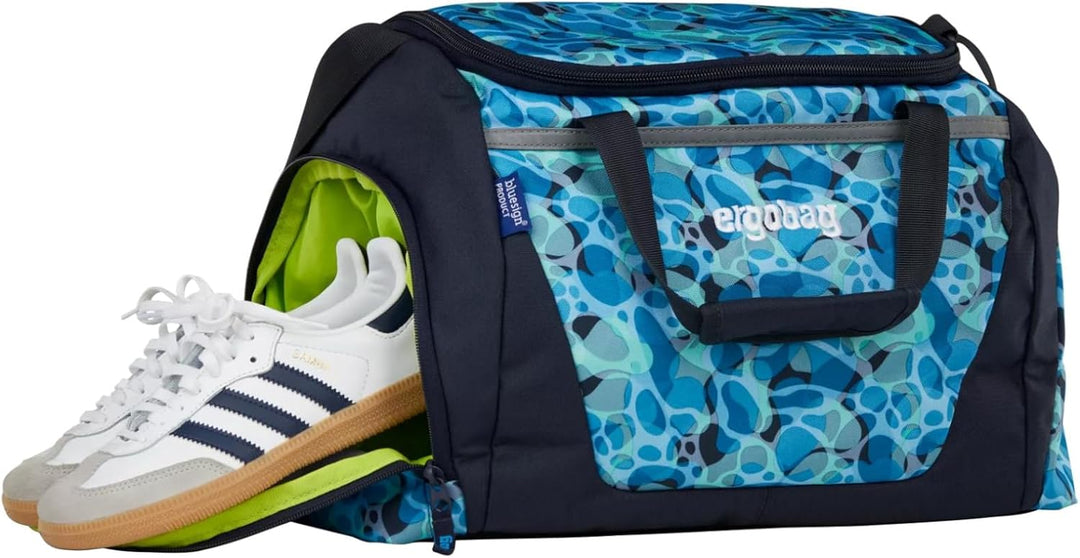 ergobag Sporttasche | 20 Liter Kindersporttasche mit Schuhfach, verschiedene Motive, ideal als Schwi