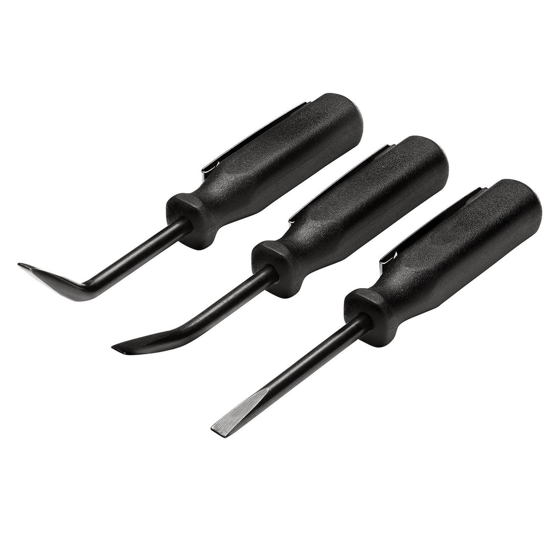 Draper 29729 Mini-Taschenhebelstangen-Set, 125 mm, schwarz – gerade, 27° und 55° – CRV-Klingen, Kuns