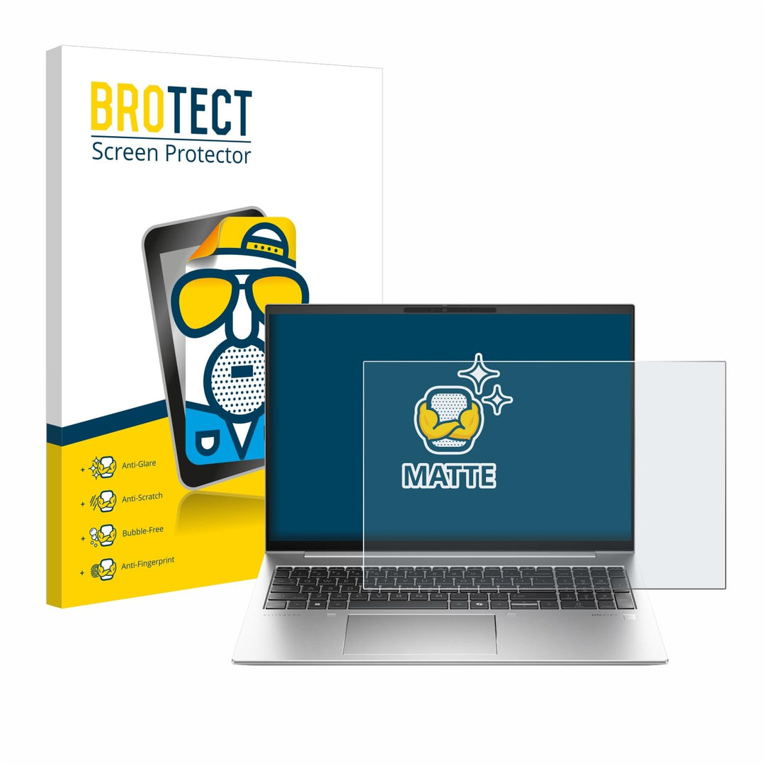 BROTECT Entspiegelungs-Schutzfolie für HP EliteBook 860 G11 Matte Displayschutz-Folie, Anti-Reflex,
