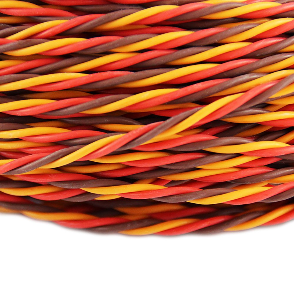 OliYin 32 Füsse 22AWG 60cores Twisted Servo führen Servo erweitertes Kabel verdrillten Draht für JR