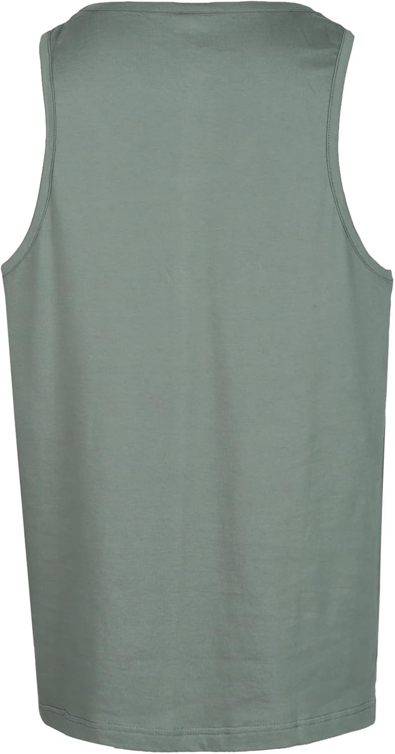 IRIEDAILY Herren Tank Top MINI Flag Bio-Baumwolle Regular Fit S Jungle Green, S Jungle Green