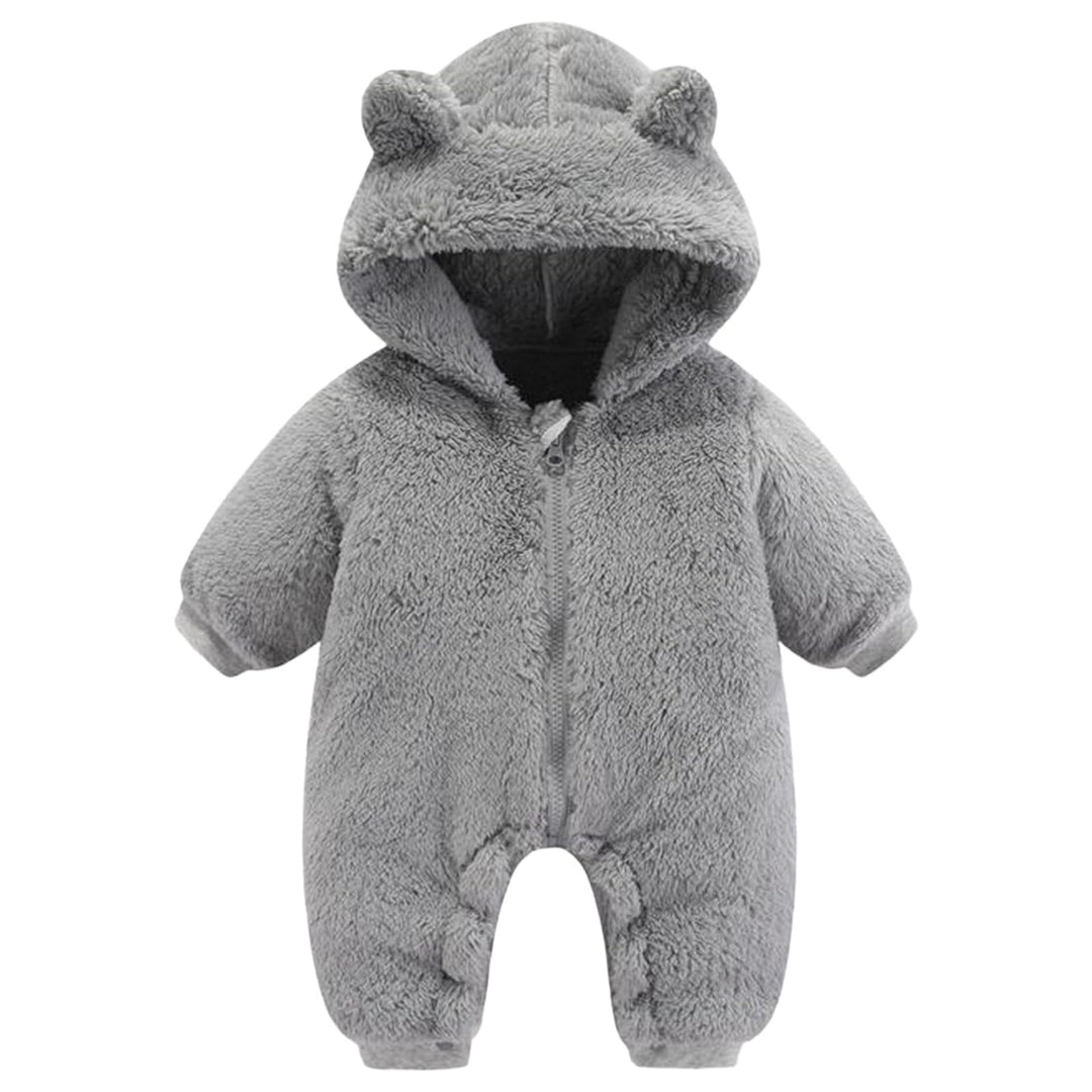 Baby Fleece Overall Winter 0-3 Monate Schwarz Strampler 56-62 Neugeborene Winterkleidung 1 Jahr Jump