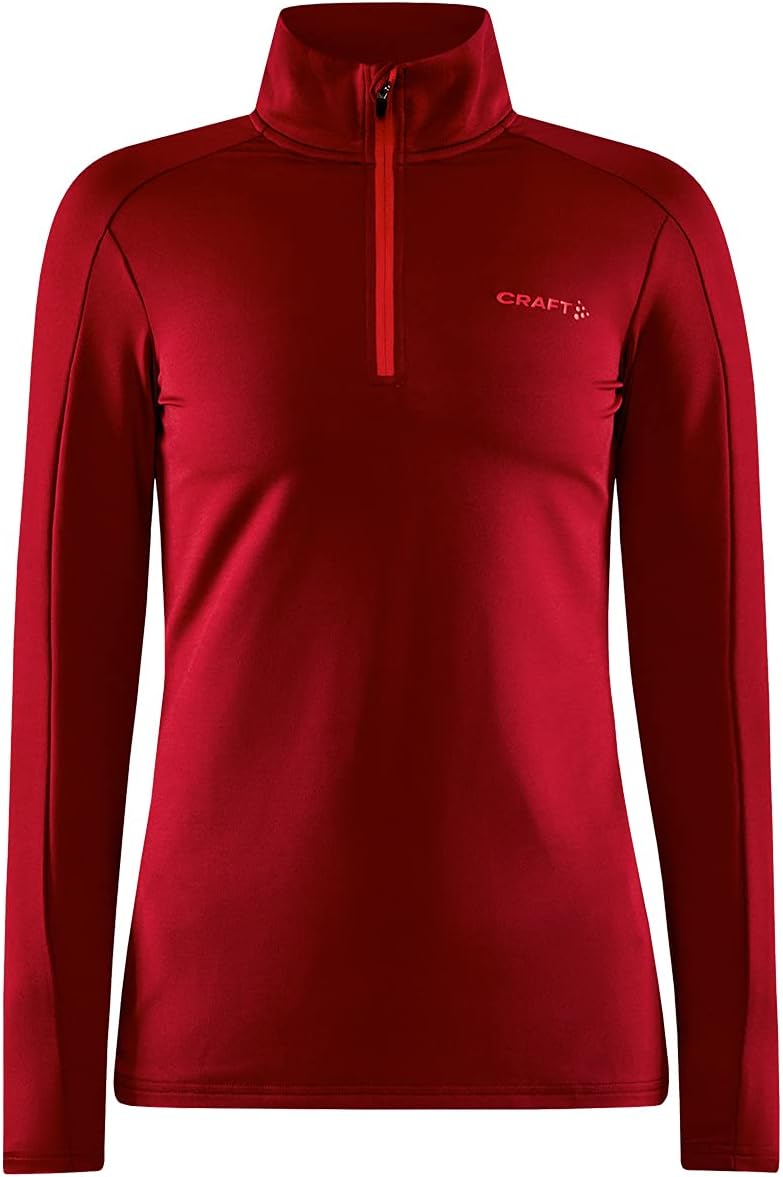 Craft Sportswear Damen Core Gain Midlayer, Rhabarberfarben, X-Klein