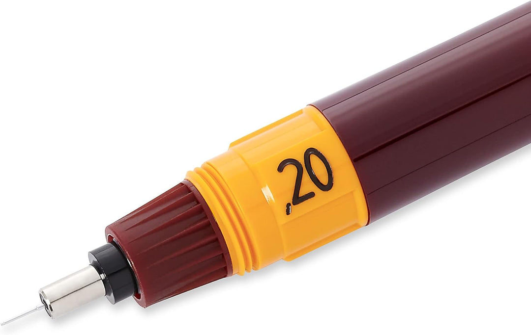 rOtring Isograph technischer Zeichenstift | 0,20 mm nachfüllbare Fineliner, 0,20 mm