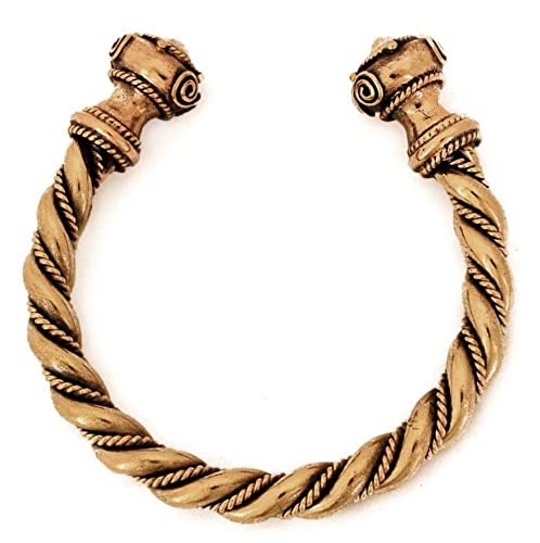 Windalf Keltischer Männer Armreif RABAN Ø 6.5 cm Massiver Armschmuck Irischer Freundschaftsschmuck H