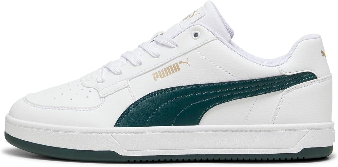 PUMA Herren Caven 2.0 Sneaker 36 EU Puma White Dark Myrtle Puma Gold, 36 EU Puma White Dark Myrtle P