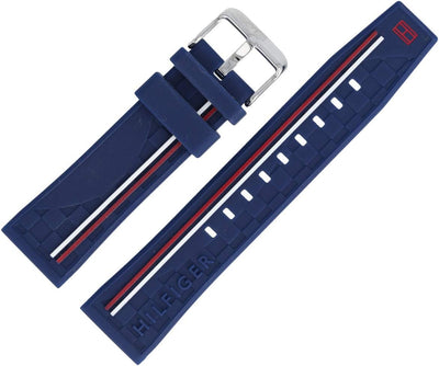 Tommy Hilfiger Uhrenarmband 22mm Kunststoff Blau - 679302205