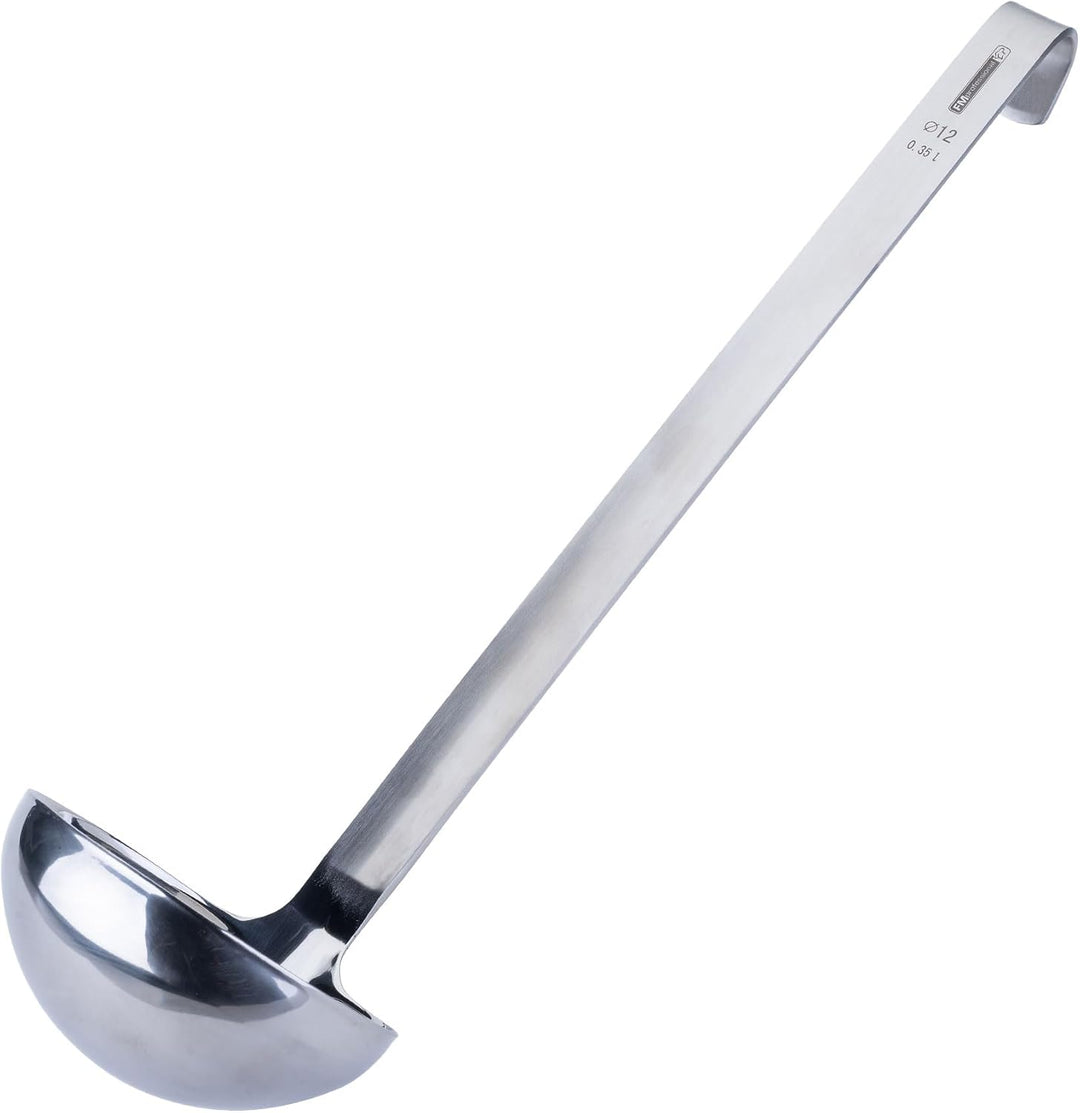FMprofessional XL-Schöpflöffel 46 cm, Küchenhelfer aus Edelstahl, langlebige & Elegante Suppenkelle