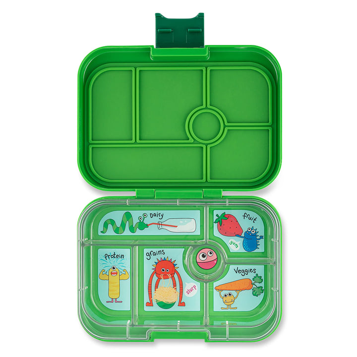 yumbox Original auslaufsichere Kinder Bento-Lunchbox, 5 Fächer + Dip Well, leicht zu öffnender Riege