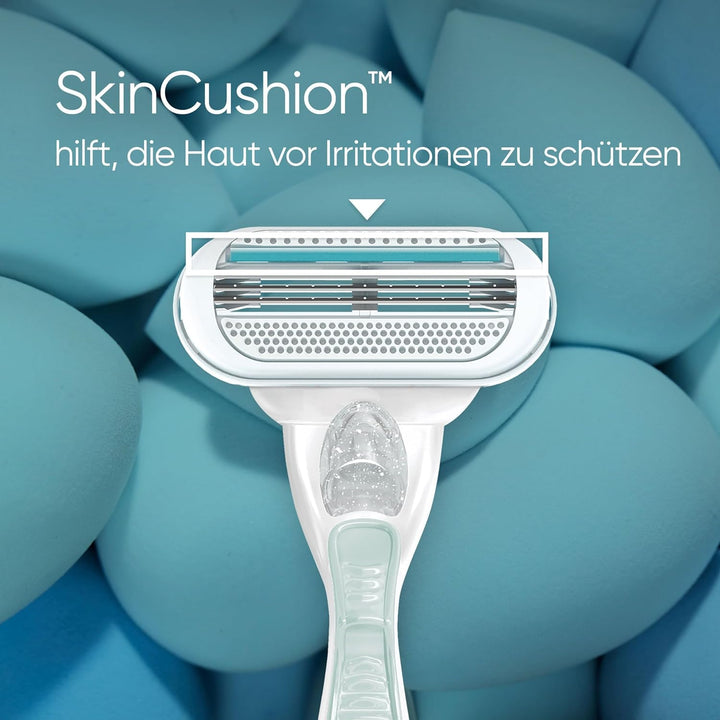 Gillette Venus Smooth Sensitive Rasierklingen für Rasierer Damen, 8 Ersatzklingen für Damenrasierer