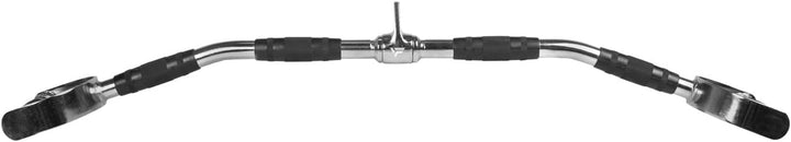 VirtuFit LAT Pulldown Bar Pro - Latzugstange - aus Chrom - Kabelzuggriff, Gerade Stange, Bizeps Stan