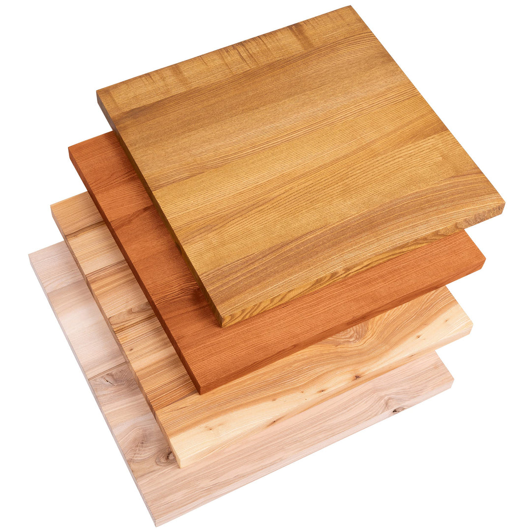 LAMO Manufaktur Tischplatte Wohnzimmertisch Schreibtischplatte Arbeitsplatte Massivholz 100x40 cm, N