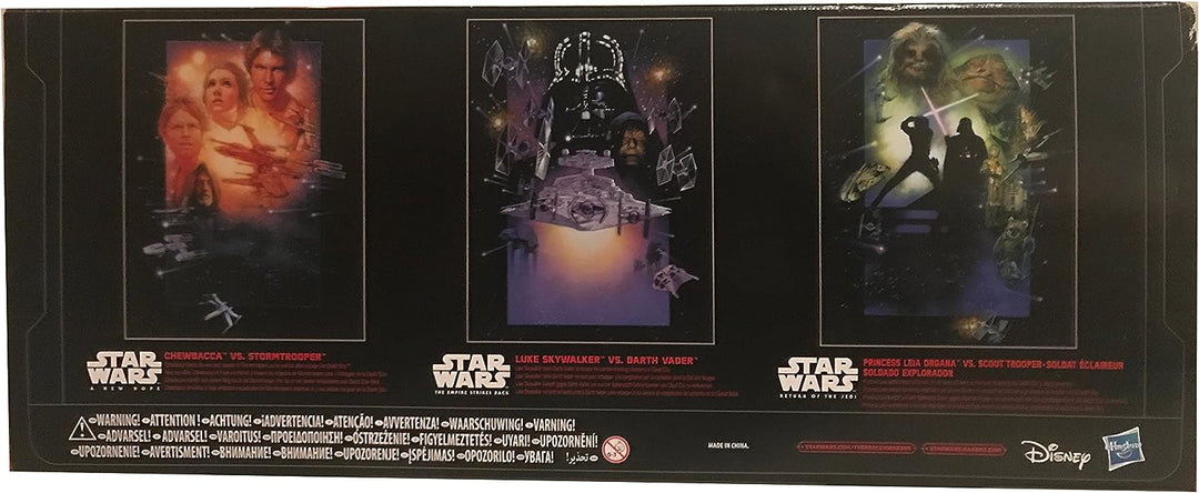 Star Wars Figuren Set 6er Pack Saga Battle Pack (B5010) Episode 1-3 Charaktere B4840