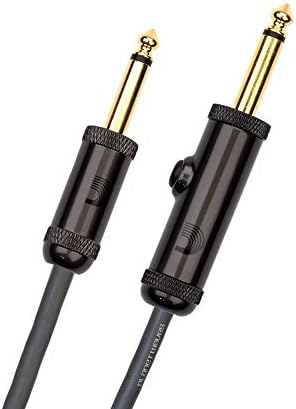 Planet Waves PW-AG-15 Custom Series Cables 4,5m (15 Fuss) schwarz 15 füsse Momentary Straight, 15 fü