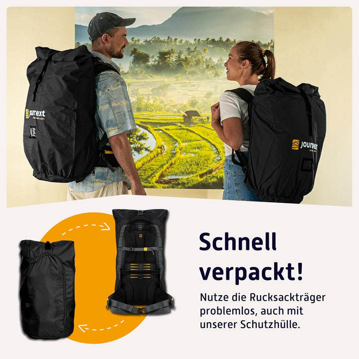 Journext 2 in 1 Rucksack Schutzhülle & Regenschutz/Flight Cover Rucksack/Rucksack Schutzhülle Flugze