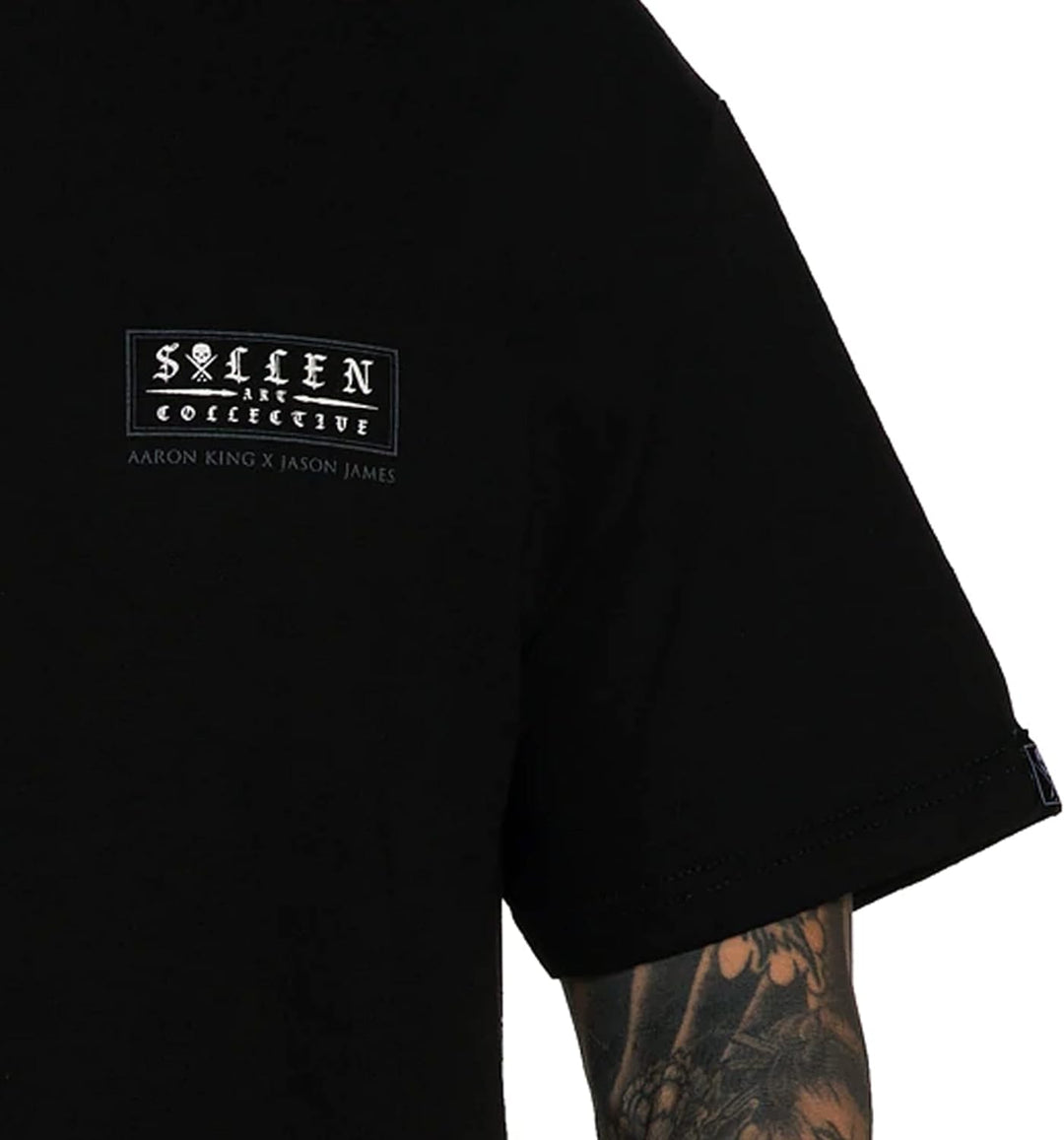 Sullen Men's Kings Die Standard Black Short Sleeve T Shirt 2XL