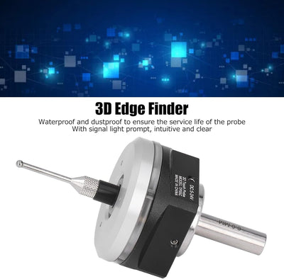 3D-Touch-Probe-Kantentaster, Hochpräziser Elektronischer Kantentaster Locator Wolframstahlkugel 3D-S