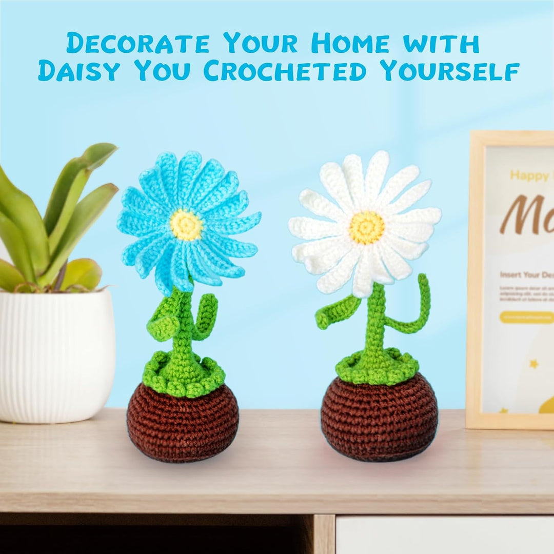 CROCHETTA Häkelset für Anfänger, Häkel-Starter-Set mit Schritt-für-Schritt-Video-Tutorials, Anfänger