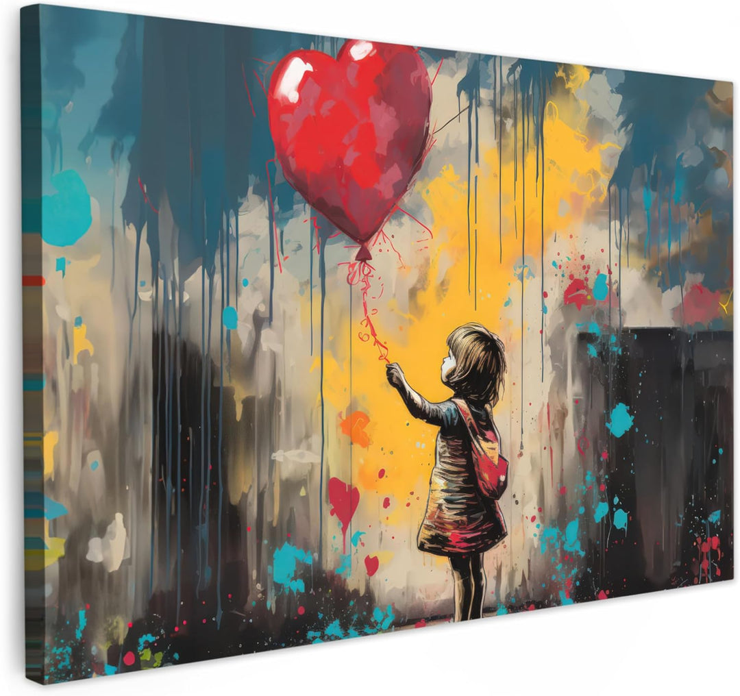 MuchoWow© Bild auf Leinwand Gross 120x80 cm XXL Schlafzimmer Bilder Wand Deko Wohnzimmer Modern Wand