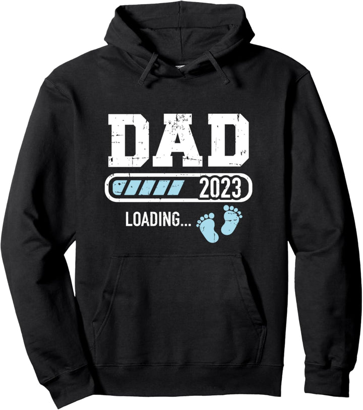 Dad 2023 loading for pregnancy ankündigung Pullover Hoodie