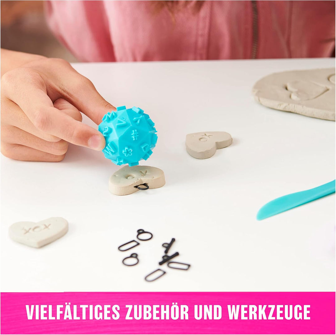 Cool MAKER Clay Your Way Töpferset - Schmuck und Accessoires aus lufttrocknendem Ton gestalten, ab 8