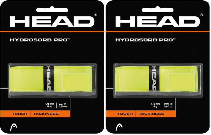 HEAD Hydrosorb Pro Griffband yellow Einheitsgrösse (Packung mit 2) Single, yellow Einheitsgrösse (Pa